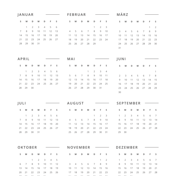Kalender 2024 kostenloser Download